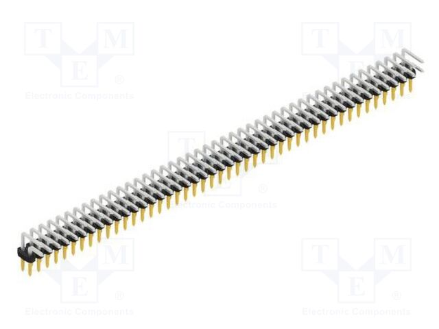 Connector: pin strips; pin header; male; PIN: 90; 2mm; THT; 2x45