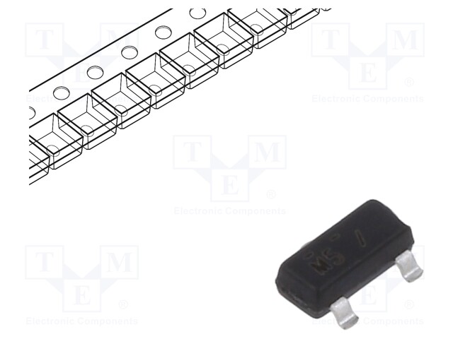 Transistor: N-JFET; unipolar; 20mA; 250mW; SOT23; Igt: 50mA