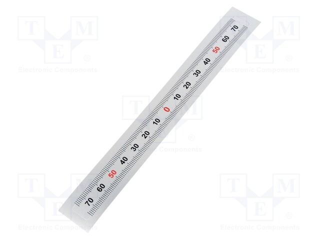 Ruler; figures horizontally arranged,self-adhesive; W: 11mm