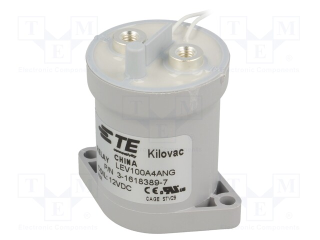 Relay: electromagnetic; SPST-NO DM; Ucoil: 12VDC; Series: LEV100