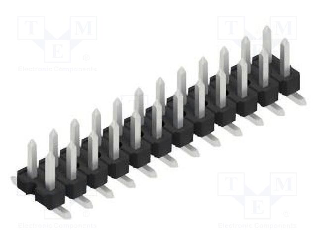 Connector: pin strips; pin header; male; PIN: 24; 2.54mm; SMT; 2x12