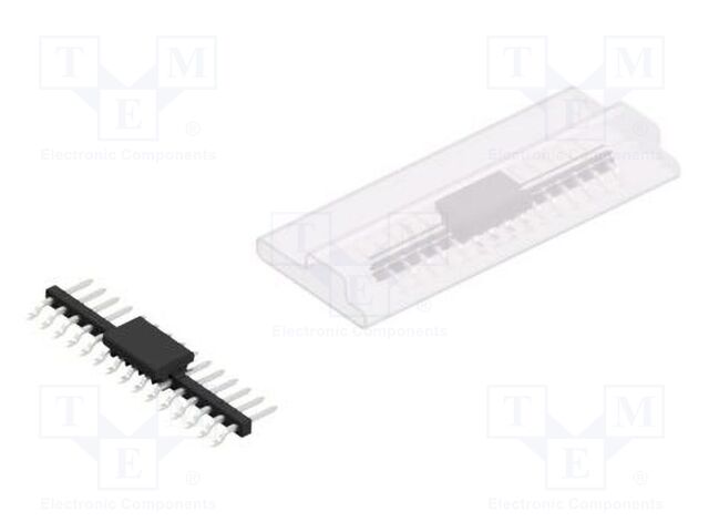 Connector: pin strips; pin header; male; PIN: 15; 2mm; SMT; 1x15