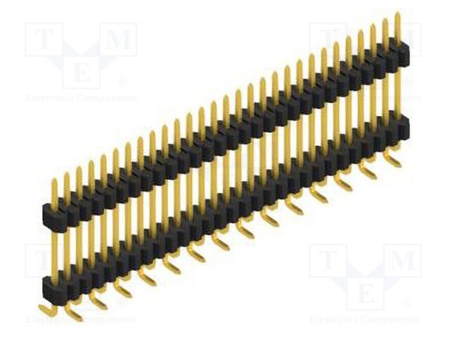 Connector: pin strips; pin header; male; PIN: 29; 1.27mm; SMT; 1x29