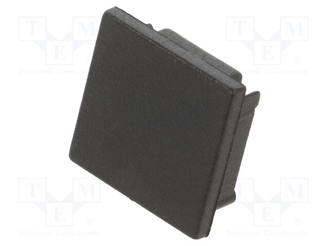 Cap for LED profiles; black; 20pcs; ABS; SMART16