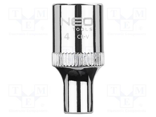 Socket; 6-angles,socket spanner; HEX 4mm; 1/4"; SUPERLOCK