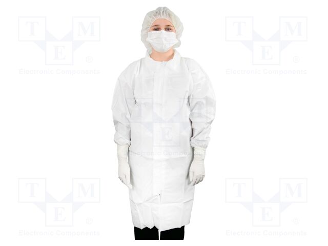 Coat; ESD; M; Features: unisex,Fastening:  zip; Mat: polypropylene