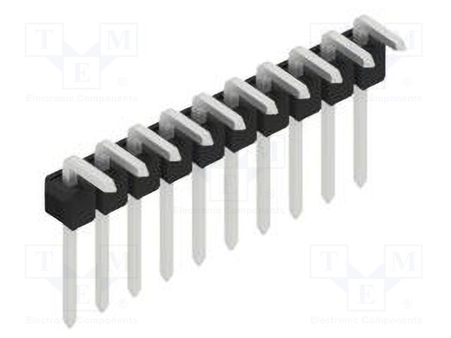 Connector: pin strips; pin header; male; PIN: 10; 2.54mm; THT; 1x10