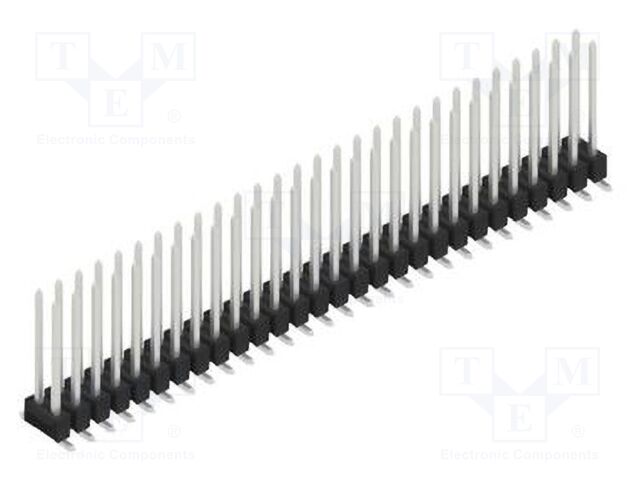 Connector: pin strips; pin header; male; PIN: 56; 2.54mm; SMT; 2x28