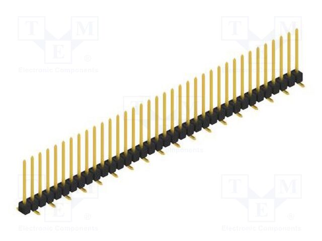 Connector: pin strips; pin header; male; PIN: 36; 2.54mm; SMT; 1x36