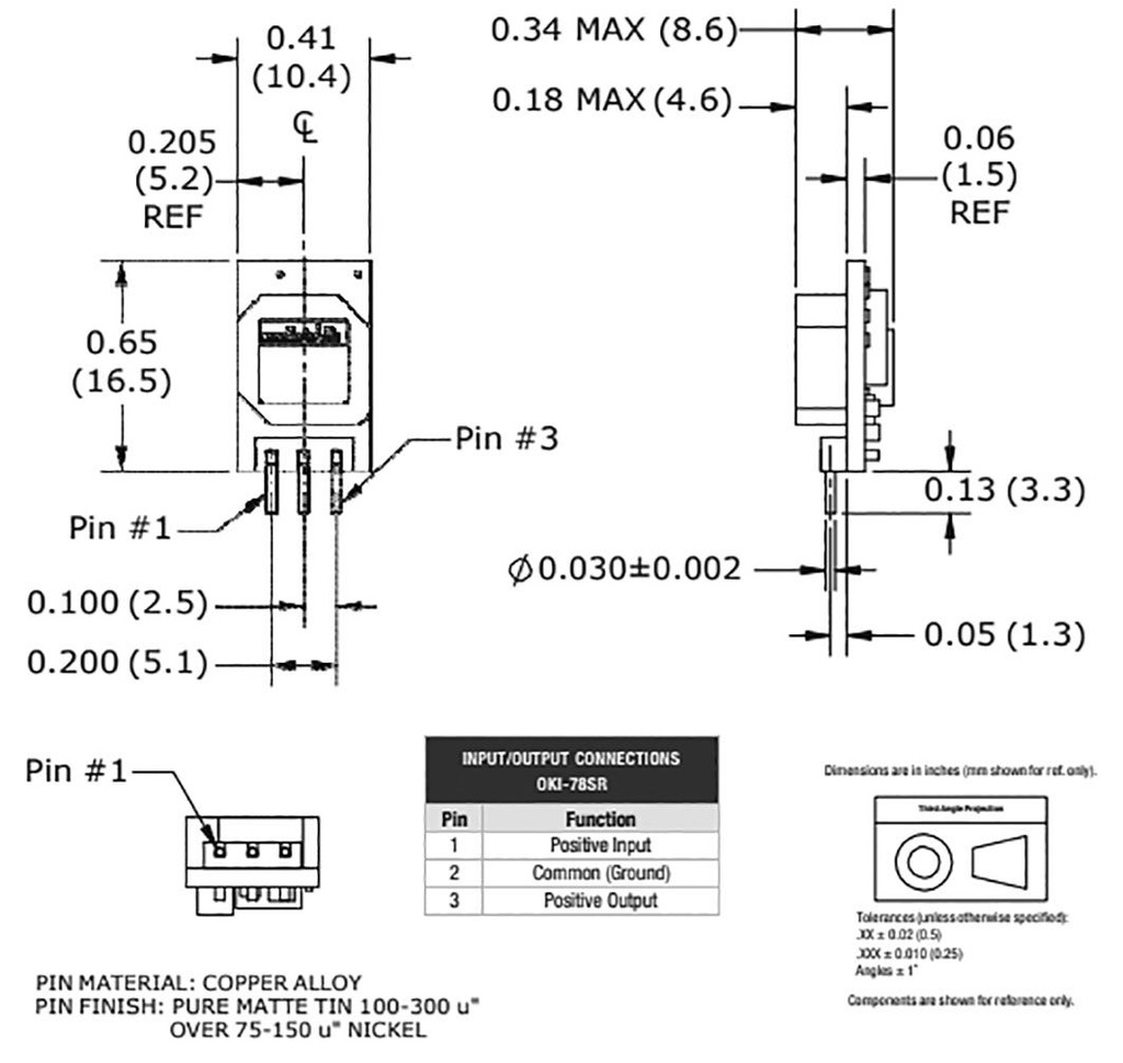 Converter: DC/DC; 12W; Uin: 15÷36V; Uout: 12VDC; Iout: 1A; SIP; 2g