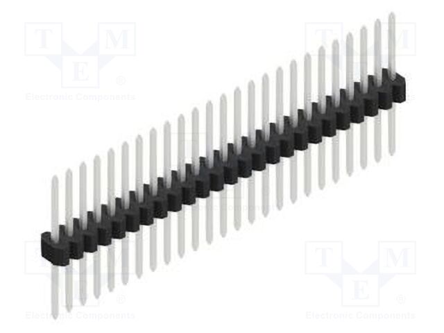 Connector: pin strips; pin header; male; PIN: 25; 1.27mm; THT; 1x25