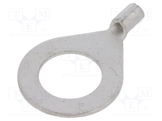 Ring terminal; M10; 0.5÷1mm2; crimped; for cable; non-insulated