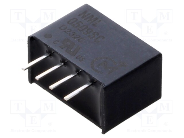Converter: DC/DC; 2W; Uin: 4.5÷5.5V; Uout: 9VDC; Iout: 222mA; SIP