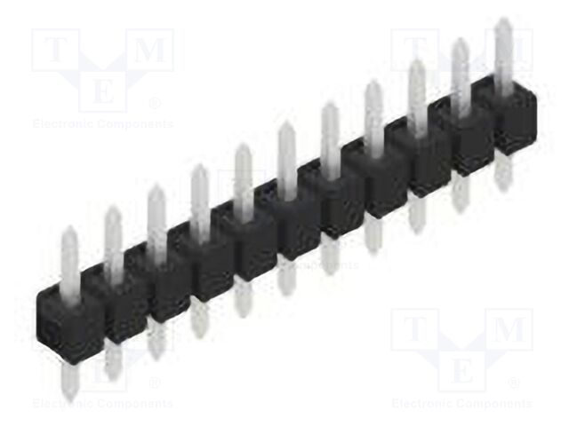Connector: pin strips; pin header; male; PIN: 11; 2.54mm; THT; 1x11