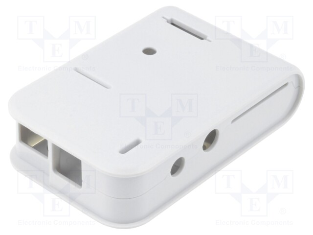 Enclosure: for computer; Raspberry Pi; ABS; grey; X: 65.5mm; Z: 30mm
