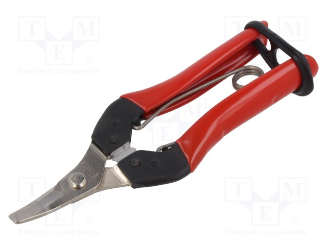 Garden pruner; 154mm; carbon steel