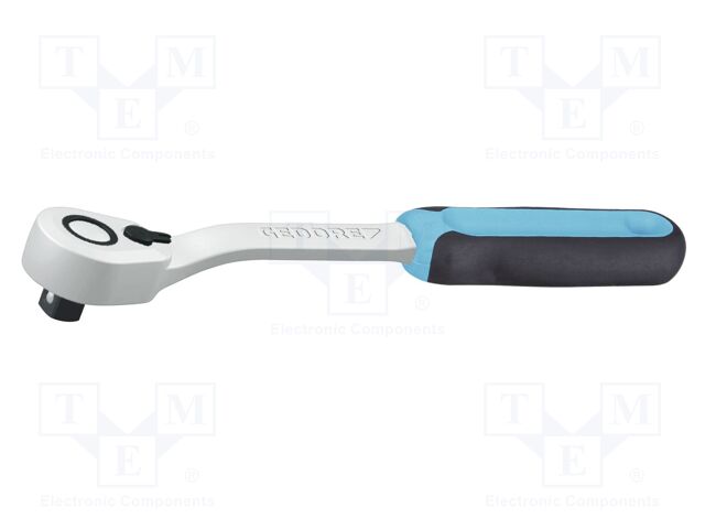 Rattle; socket spanner; 1/2"; Chrom-vanadium steel; 270mm