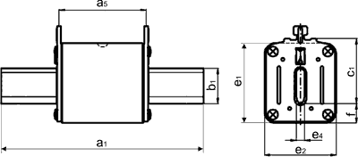 Fuse: fuse; aR; 160A; 500VAC; ceramic,industrial; NH1