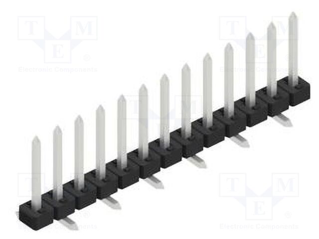 Connector: pin strips; pin header; male; PIN: 13; 2mm; SMT; 1x13