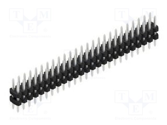 Connector: pin strips; pin header; male; PIN: 50; 2mm; THT; 2x25