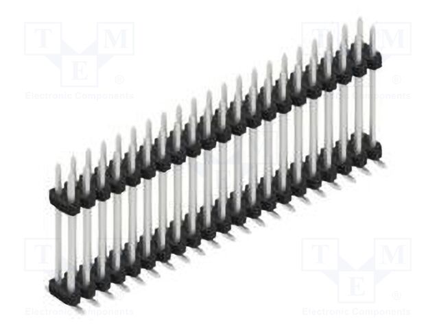 Connector: pin strips; pin header; male; PIN: 42; 2mm; SMT; 2x21