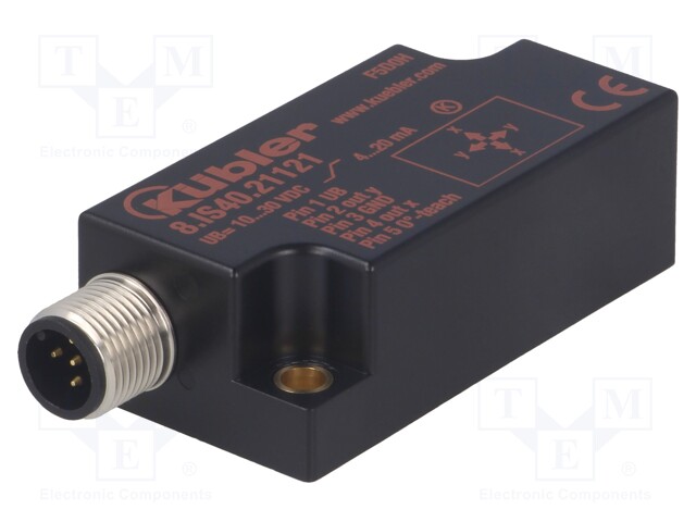 Sensor: tilt; ±10°; connector M12; 2- axis; -30÷70°C; 10÷30VDC