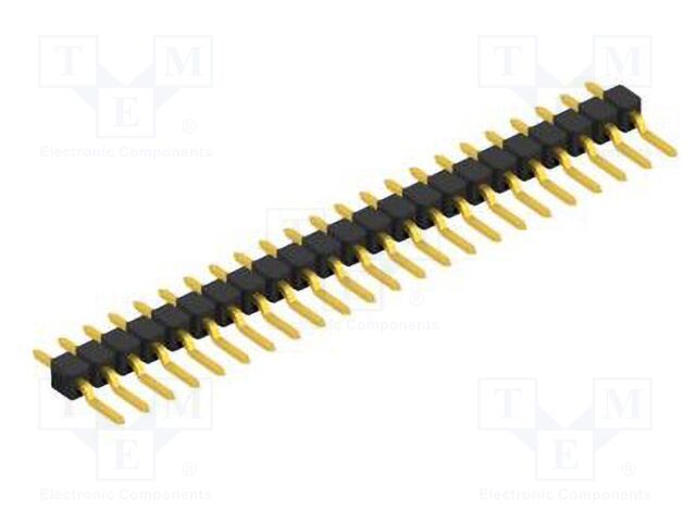 Connector: pin strips; pin header; male; PIN: 23; 2.54mm; SMT; 1x23