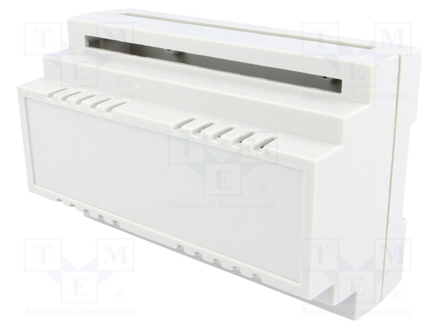Enclosure: for DIN rail mounting; Y: 88mm; X: 138mm; Z: 62mm; grey