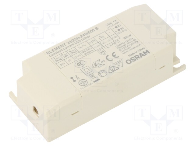 Power supply: switched-mode; LED