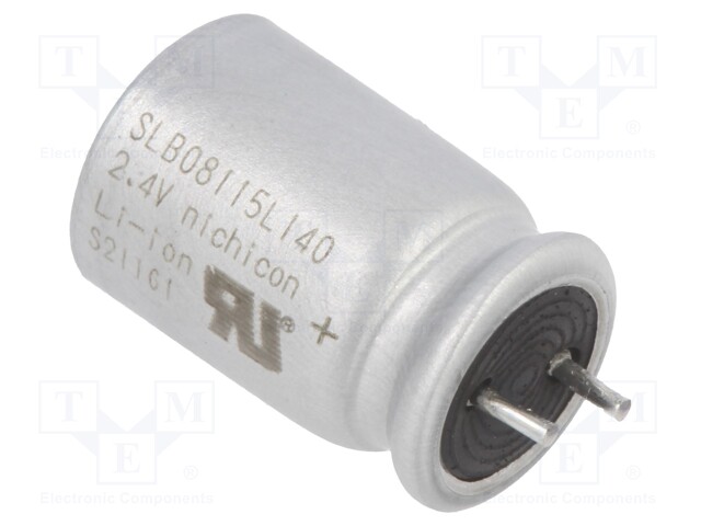 Uoper: 2.4V; ESR: 240mΩ; -30÷60°C; Re-battery: Li-Ion; 14mAh; 280mA