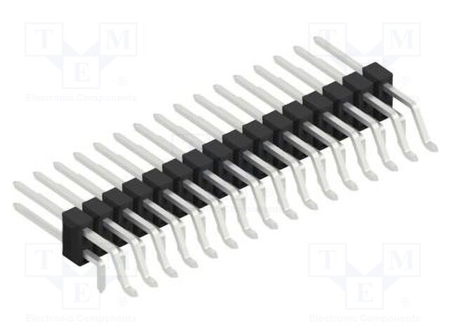 Connector: pin strips; pin header; male; PIN: 32; 2.54mm; SMT,THT