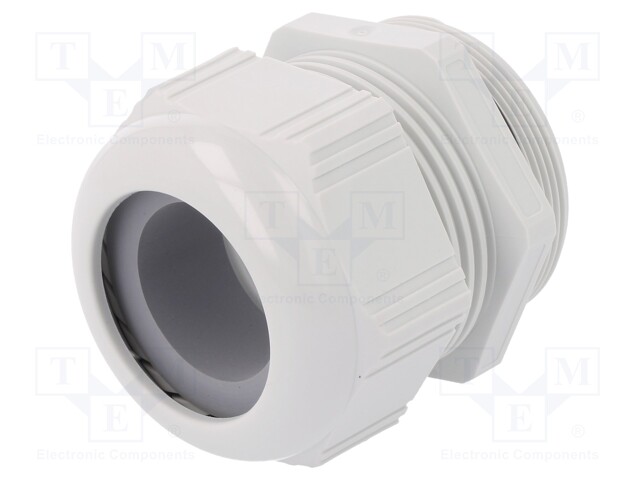 Cable gland; M63; IP68,IP69K; Mat: polyamide; light grey