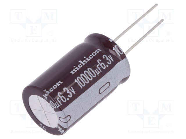 Capacitor: electrolytic; low impedance; THT; 10000uF; 6.3VDC; ±20%
