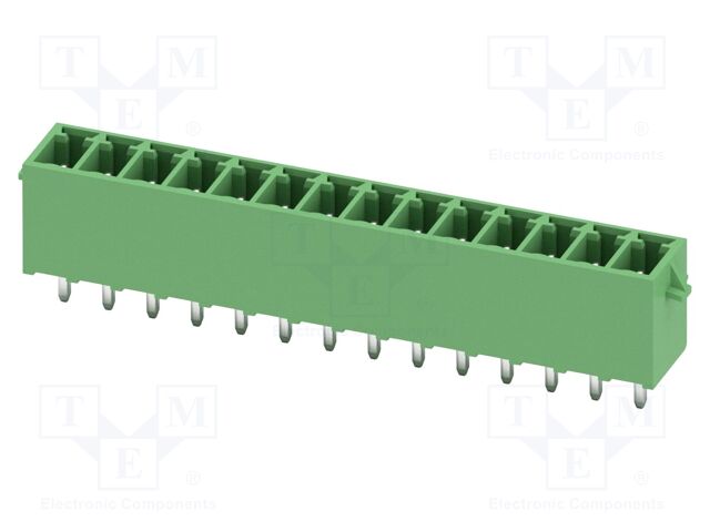 PCB headers, nominal cross section: 1.5 mm?, color: green, n