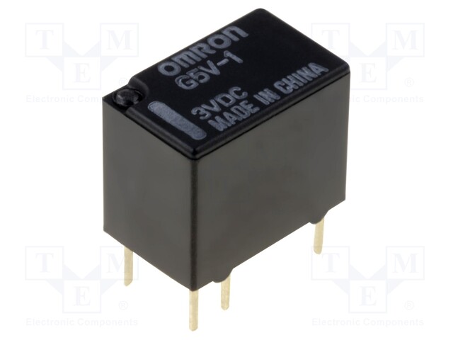 Relay: electromagnetic; SPDT; Ucoil: 3VDC; 0.5A/125VAC; 1A/24VDC