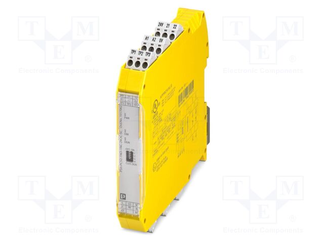 Module: safety relay; 24VDC; IN: 3; for DIN rail mounting; IP20