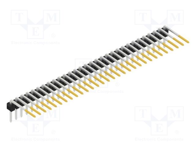 Connector: pin strips; pin header; male; PIN: 30; 2.54mm; THT; 1x30