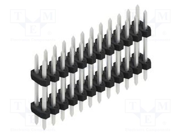 Connector: pin strips; pin header; male; PIN: 24; 2mm; THT; 2x12