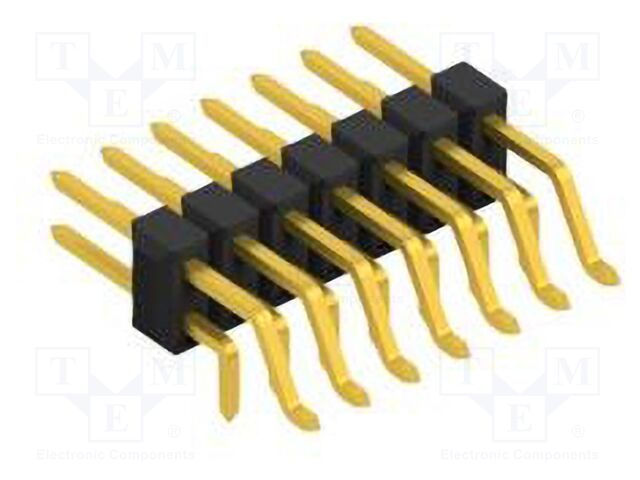 Connector: pin strips; pin header; male; PIN: 14; 2.54mm; SMT,THT