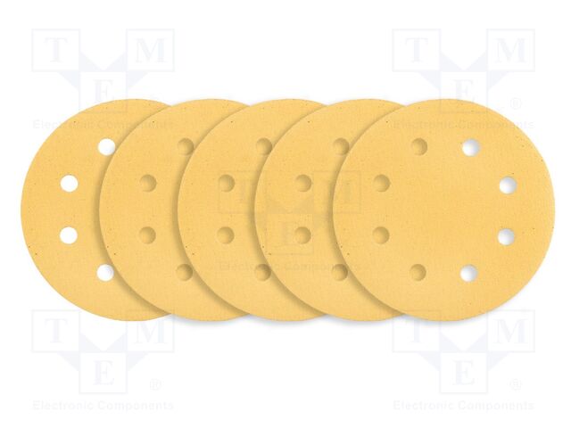 Cleaning cloth: sandpaper; Granularity: 120; Mounting: bur; Ø180mm