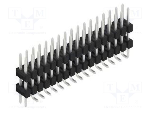 Connector: pin strips; pin header; male; PIN: 34; 2.54mm; SMT; 2x17