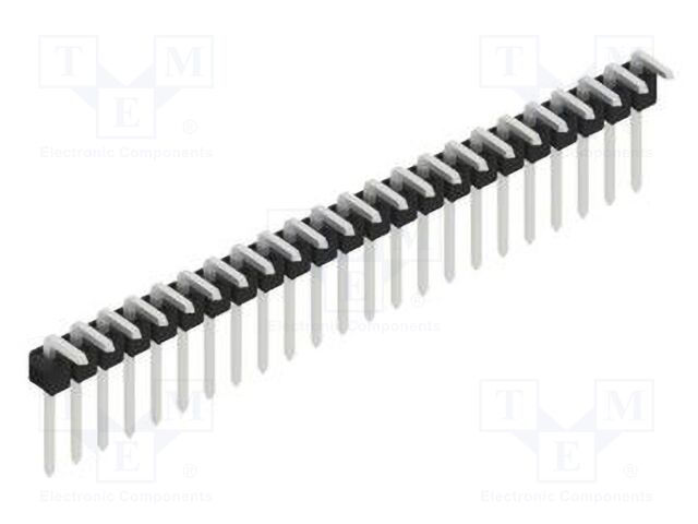Connector: pin strips; pin header; male; PIN: 23; 2.54mm; THT; 1x23
