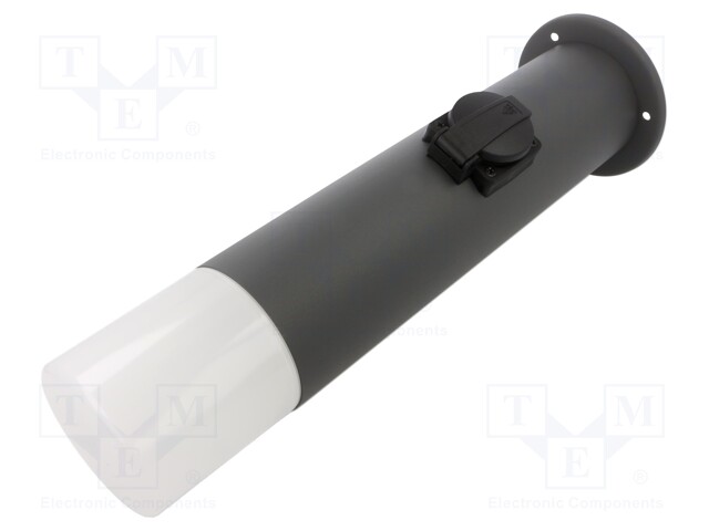 WithSCHUKO socket; CORTA; IP54; Lamp: garden luminaire; Cap: E27