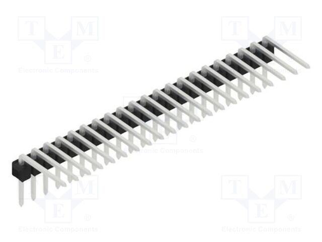 Connector: pin strips; pin header; male; PIN: 21; 2.54mm; THT; 1x21