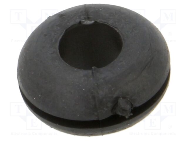 Grommet; black; UL94HB; TPR