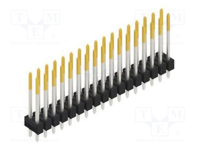 Connector: pin strips; pin header; male; PIN: 34; 2.54mm; THT; 2x17