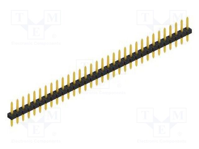 Connector: pin strips; pin header; male; PIN: 32; 2mm; THT; 1x32
