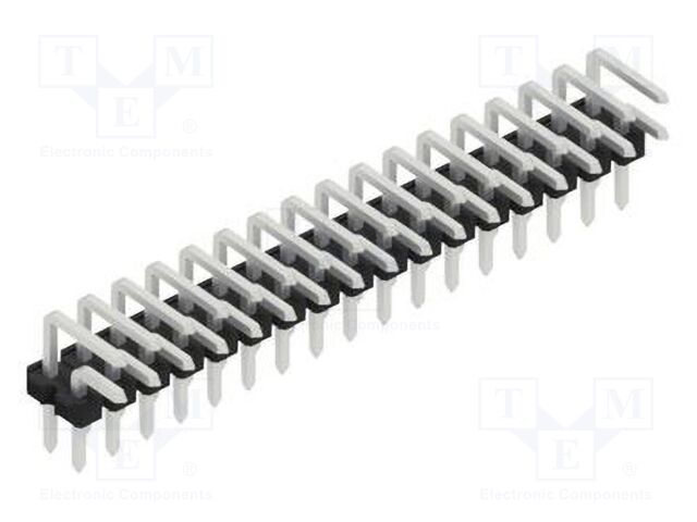 Connector: pin strips; pin header; male; PIN: 34; 2.54mm; THT; 2x17