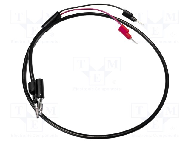 Test lead; probe tip x2,banana plug double 4mm; Urated: 500V