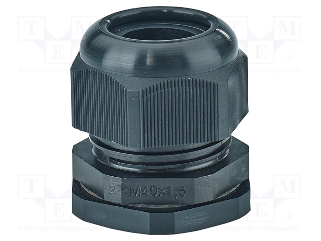 Cable gland; M40; 1.5; IP66,IP67; polyamide; black